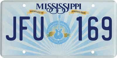 MS license plate JFU169