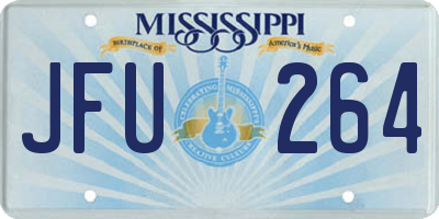 MS license plate JFU264