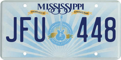 MS license plate JFU448