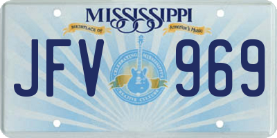 MS license plate JFV969