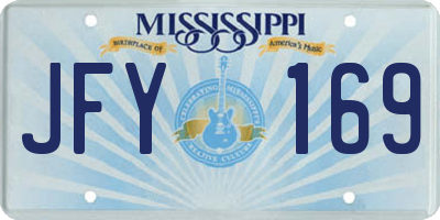 MS license plate JFY169