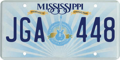 MS license plate JGA448