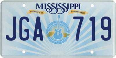 MS license plate JGA719