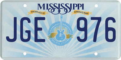 MS license plate JGE976