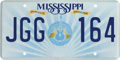 MS license plate JGG164