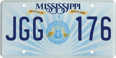 MS license plate JGG176