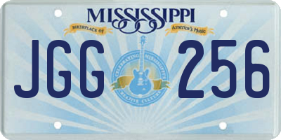 MS license plate JGG256