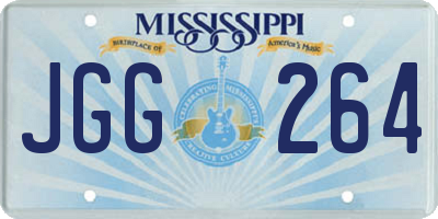 MS license plate JGG264
