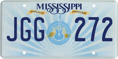 MS license plate JGG272