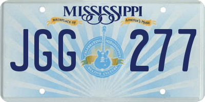 MS license plate JGG277