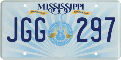 MS license plate JGG297
