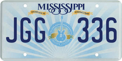 MS license plate JGG336