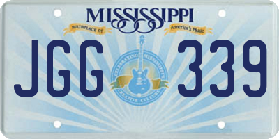 MS license plate JGG339