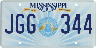 MS license plate JGG344