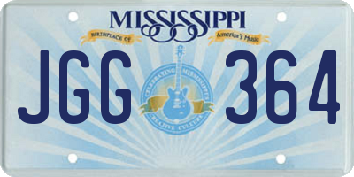 MS license plate JGG364