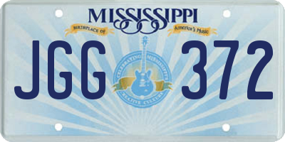 MS license plate JGG372