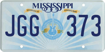 MS license plate JGG373