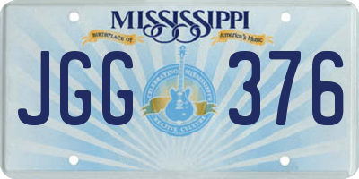 MS license plate JGG376