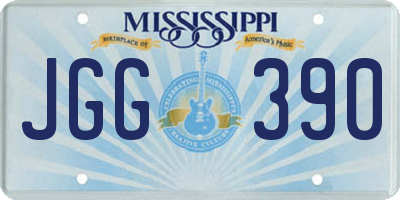 MS license plate JGG390
