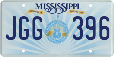 MS license plate JGG396