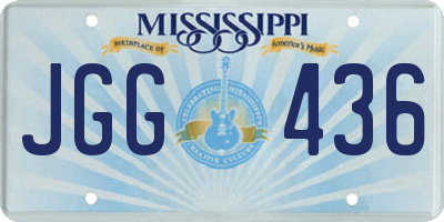 MS license plate JGG436