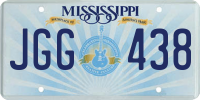 MS license plate JGG438
