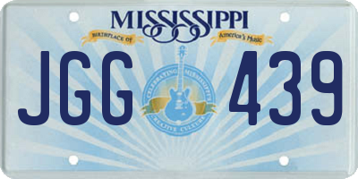 MS license plate JGG439