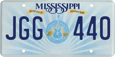 MS license plate JGG440