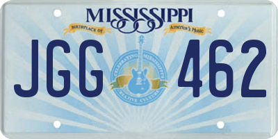 MS license plate JGG462