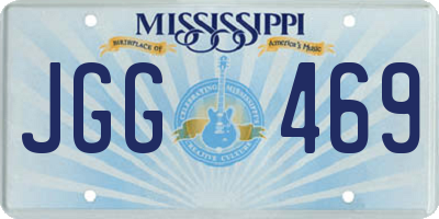 MS license plate JGG469