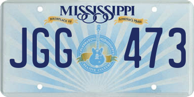 MS license plate JGG473