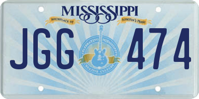 MS license plate JGG474