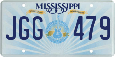MS license plate JGG479