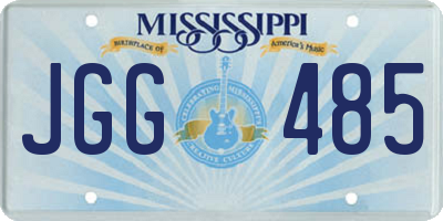 MS license plate JGG485
