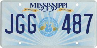 MS license plate JGG487
