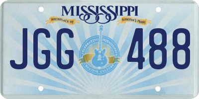 MS license plate JGG488