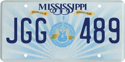 MS license plate JGG489