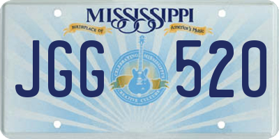 MS license plate JGG520