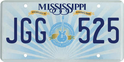 MS license plate JGG525