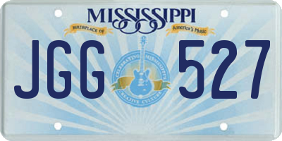 MS license plate JGG527