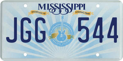 MS license plate JGG544
