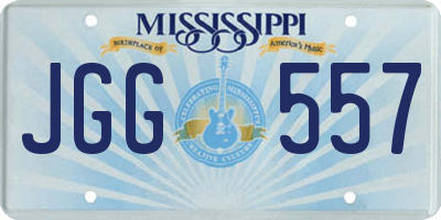MS license plate JGG557