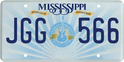 MS license plate JGG566