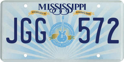 MS license plate JGG572
