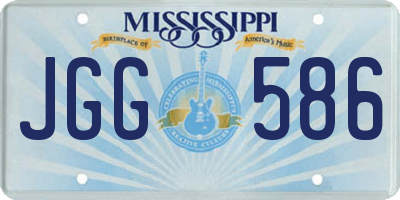 MS license plate JGG586