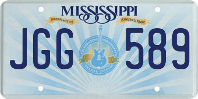 MS license plate JGG589