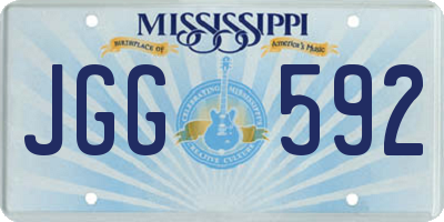MS license plate JGG592