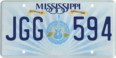MS license plate JGG594