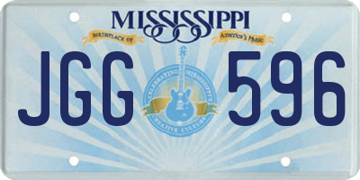 MS license plate JGG596