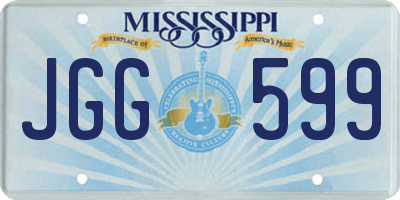 MS license plate JGG599